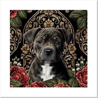 Royal Staffy Puppy Posters and Art